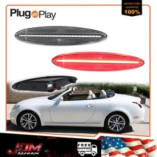 For 2002-2010 Lexus SC430 Clear Rear Red LED Bumper Side Marker Fender Lights