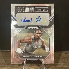 2023 Prizm Draft Picks - Sensational Signatures Darrell Luter Jr.#SS-DLU(AU, RC)