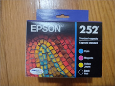 2028 Genuine Set Epson 252 Ink T252 WorkForce WF-3620 WF-7110 WF-7720 Sealed