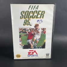FIFA SOCCER 95 SEGA GENESIS GAME CARTRIDGE GAME AND CASE NES HQ