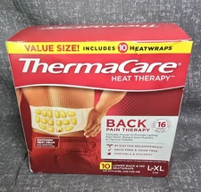 ThermaCare Heat Wraps for Lower Back & Hip Pain Relief, L/XL, 10 Count