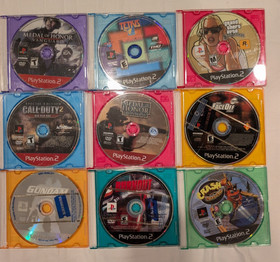 PS2 Slim Console SCPH 79001 Controllers Memory Cards 20 Games TESTED