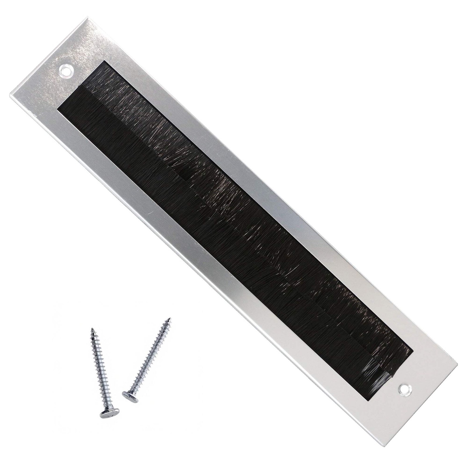 Letter Box Draught Excluder - Silver