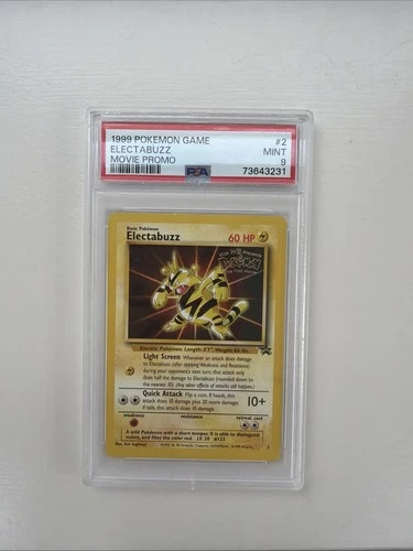 1999 Pokemon Game Electabuzz Movie Promo PSA 9 #2