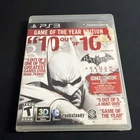 Batman: Arkham City - Game of the Year Edition Sony PlayStation 3 PS3 CIB
