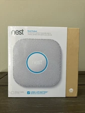 Google Nest Protect Smoke and Carbon Monoxide Alarm 2nd Gen - S3000BWES