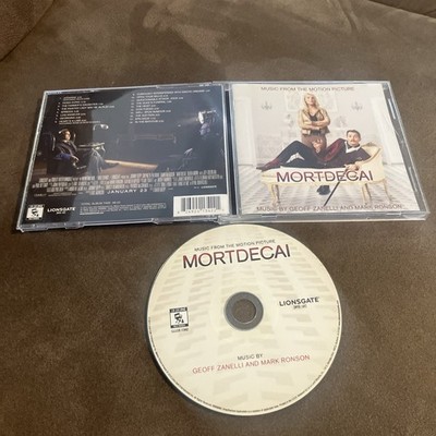Mortdecai CD Soundtrack La-la Land 2015 Geoff Zanelli Mark Ronson