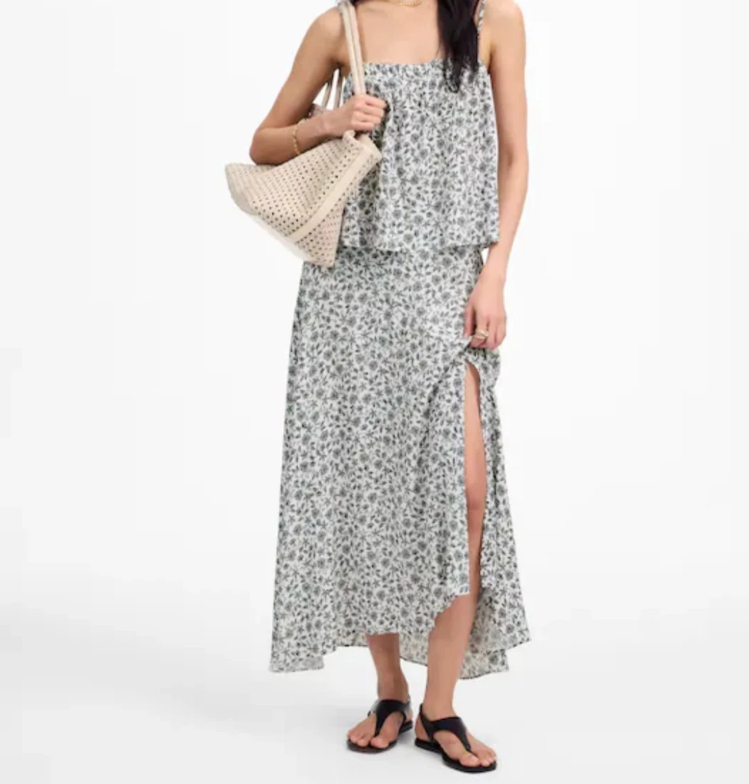 Madewell Maxi Skirt And Top NWT SZ 14