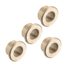 4 x Flange Sleeve Bearings 8x12x8mm Sintered Bronze Self-Lubricating Bushing