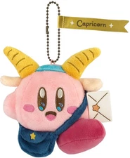 Sanei Horoscope Collection Kirby Mascot Capricorn 4-inch Mini Plush Keychain USA