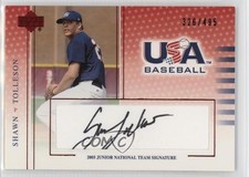2005 Upper Deck USA Baseball Black Ink 326/495 Shawn Tolleson #ST Auto 0jp