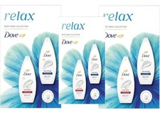 3X Dove Relax Duo Gift Set Body Wash Collection perfect gift for her