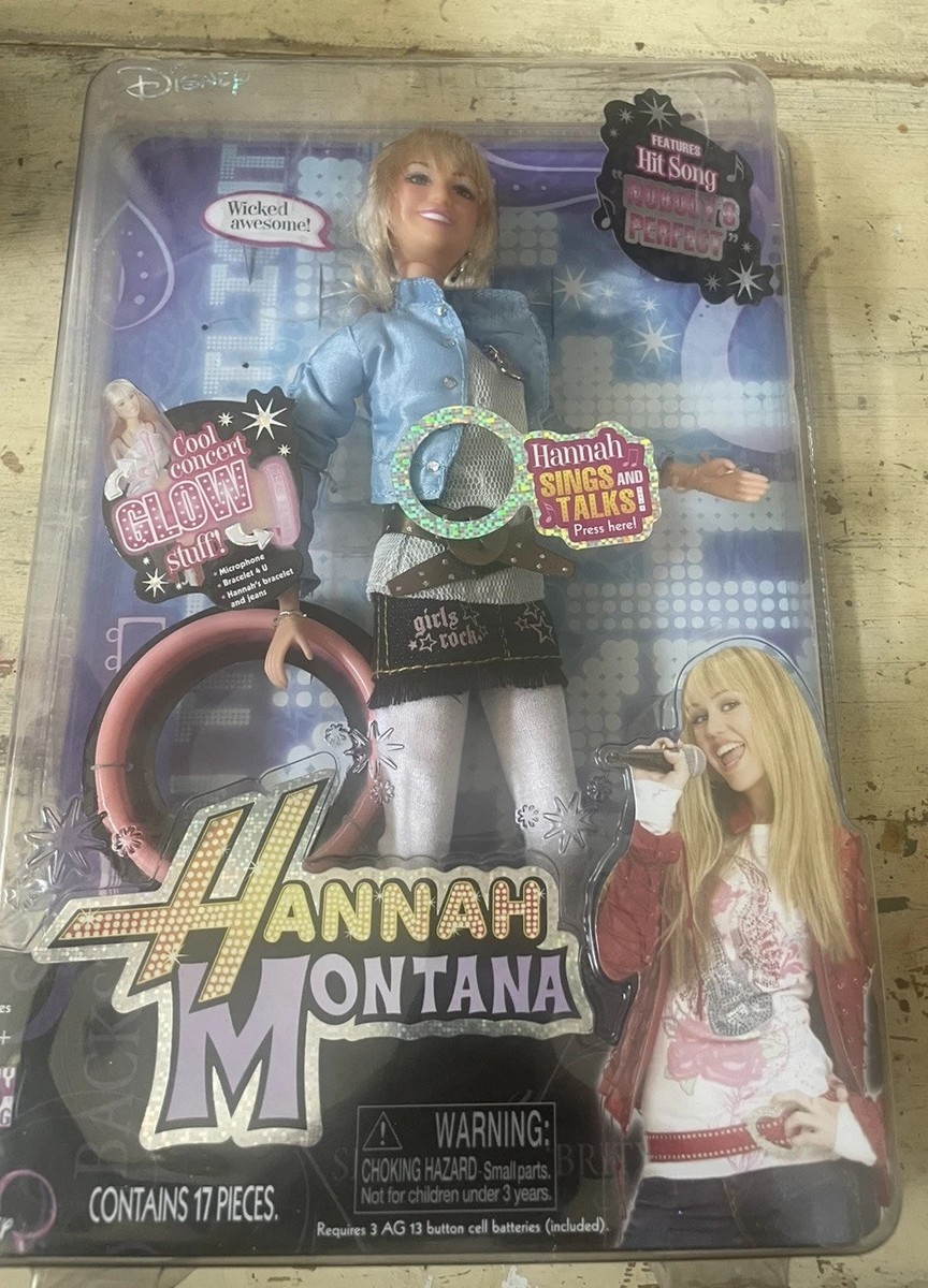 DISNEY Hannah Montana Doll In Concert Collection Singing “Nobody's