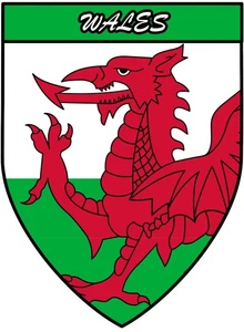 Wales Welsh Shield Coat of Arms Self Adhesive Vinyl Sticker