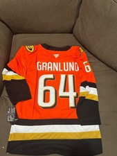 Anaheim ducks mikael granlund orange retro Jersey Mens size large new