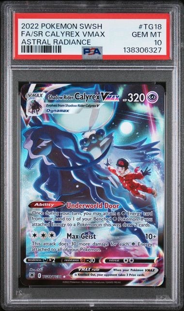 Shadow Rider Calyrex VMAX TG18/TG30  PSA 10 Pokemon Astral Radiance