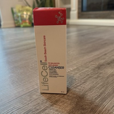 LifeCell pH Balanced Anti-Aging Cleanser 60ml Green Tea Cucumber NEW in Box