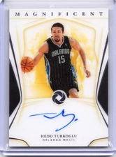 2019-20 Panini Opulence Magnificent Hedo Turkoglu Auto 08/49 Orlando Magic