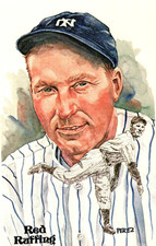 Postcard Red Ruffing 1981 Perez-Steele Galleries Hall of Fame Fourth Series
