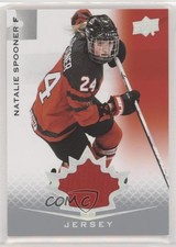 2021 Upper Deck Team Canada Juniors Jersey Natalie Spooner #63 0a4