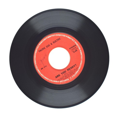 #ad #ad Pacific Gas amp; Electric Are You Ready?; Staggolee Vinyl Record 45 RPM 7quot; $6.99