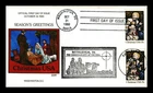 CHRISTMAS USA FIRST DAY COVER 1980 WASHINGTON DC COLLINS HAND