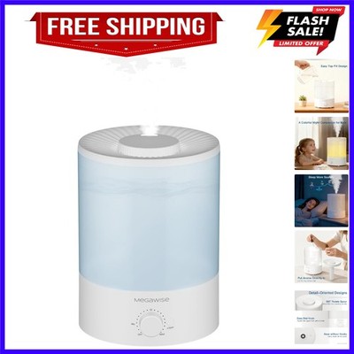 Ultrasonic Cool Mist Humidifier | Quiet Operation, Top Fill, Auto Shut-Off | ...