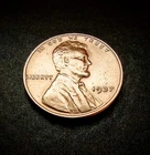 1937  Lincoln Wheat 1¢ Cent Penny  Free Shipping!   Very Good VINTAGE Condition