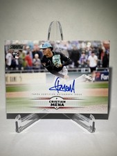 Cristian Mena brand new 2025 stadium club rookie autograph Diamondbacks