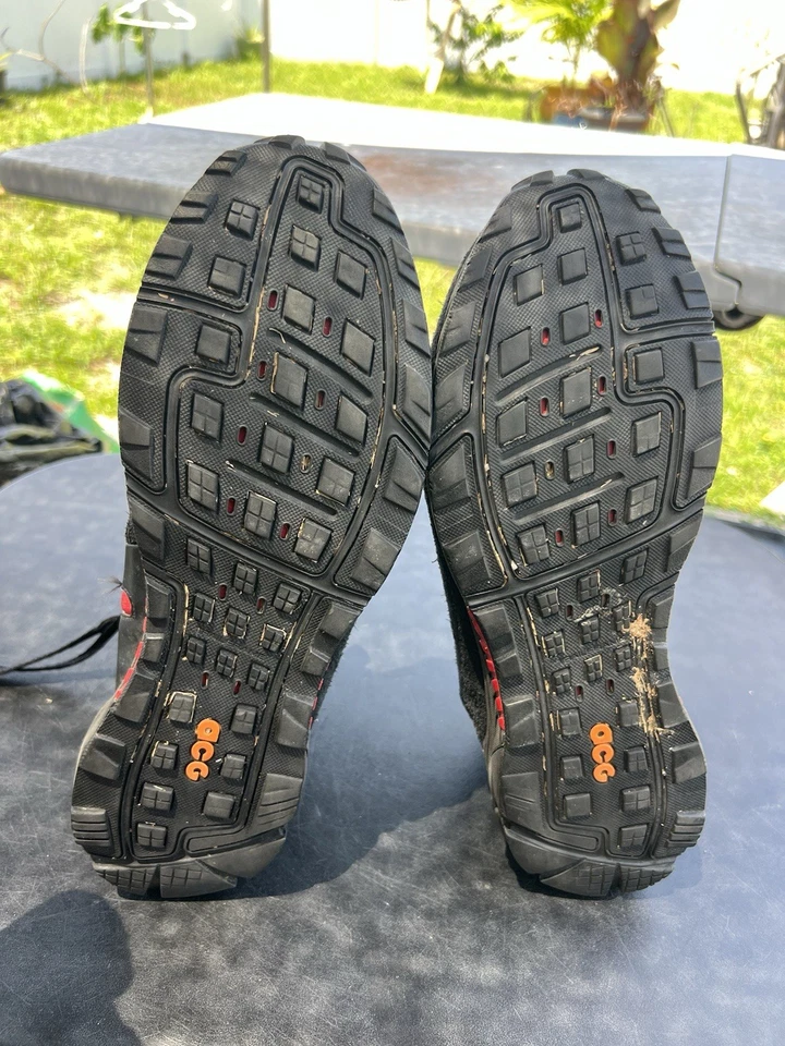 NIKE ACG ZOOM MERIWETHER Negro/Rojo Gamuza Cremallera Talla 12 Hombres Botas DEADSTOCK 2012 Foto 3 de 4