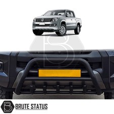 Volkswagen Amarok 2017-2022 Bull Bar Matt Black (Nudge Spoiler) VW