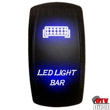12v 20a Rocker Toggle Switch - 45 Custom Designs 4 Colors Utv Boat Car 4x4