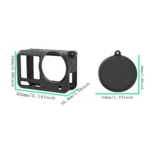 For DJI Action6 Silicone Protective Case Sports Shockproof Protective Case