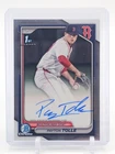 PAYTON TOLLE 2024 BOWMAN CHROME DRAFT 1ST PROSPECT AUTO #CPA-PT RED SOX Q2045