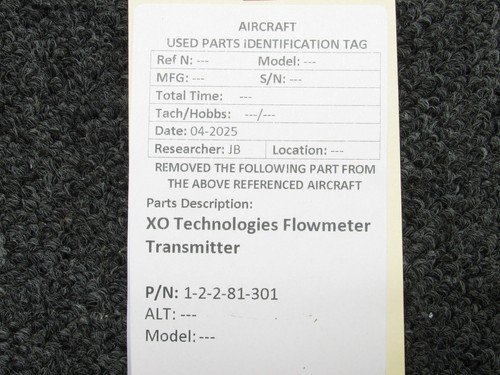 1-2-2-81-301 XO Technologies Flowmeter Transmitter - Picture 8 of 8