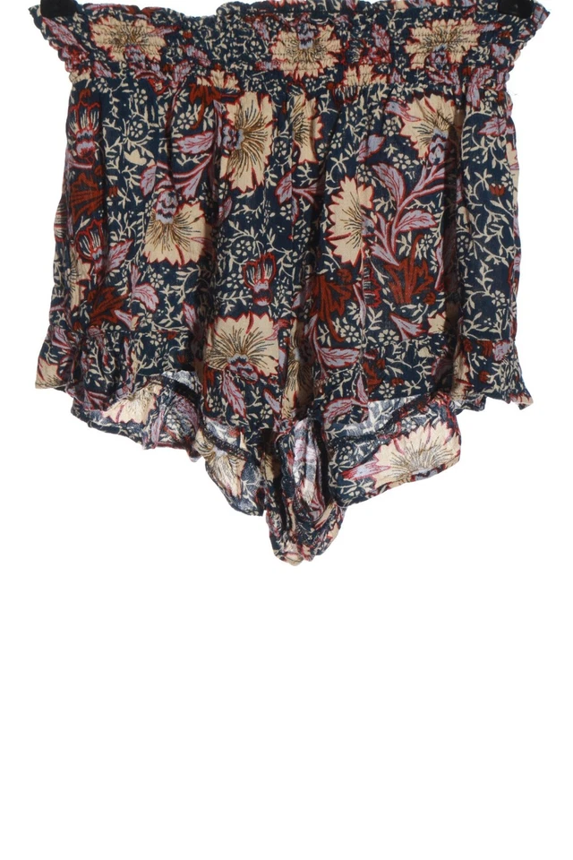 URBAN OUTFITTERS Short de bain Dames Pantalon court T EU 34 bleu-crème-rouge - Photo 1/4