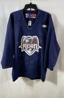 SP Ontario Reign Men's Hockey Jersey Blue Signed Autographed Size 40