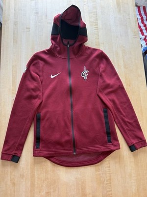NBA Cleveland Cavaliers NIKE Dri-Fit Showtime Full Zip Hoodie Jacket Youth Large