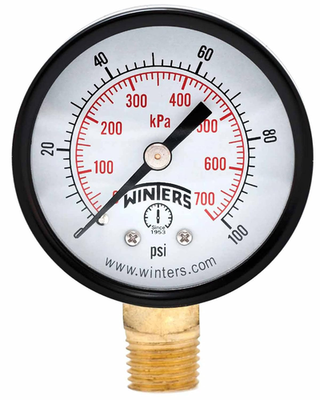 #ad #ad PEM Series Steel Dual Scale Economical All Purpose Pressure Gauge With $16.74