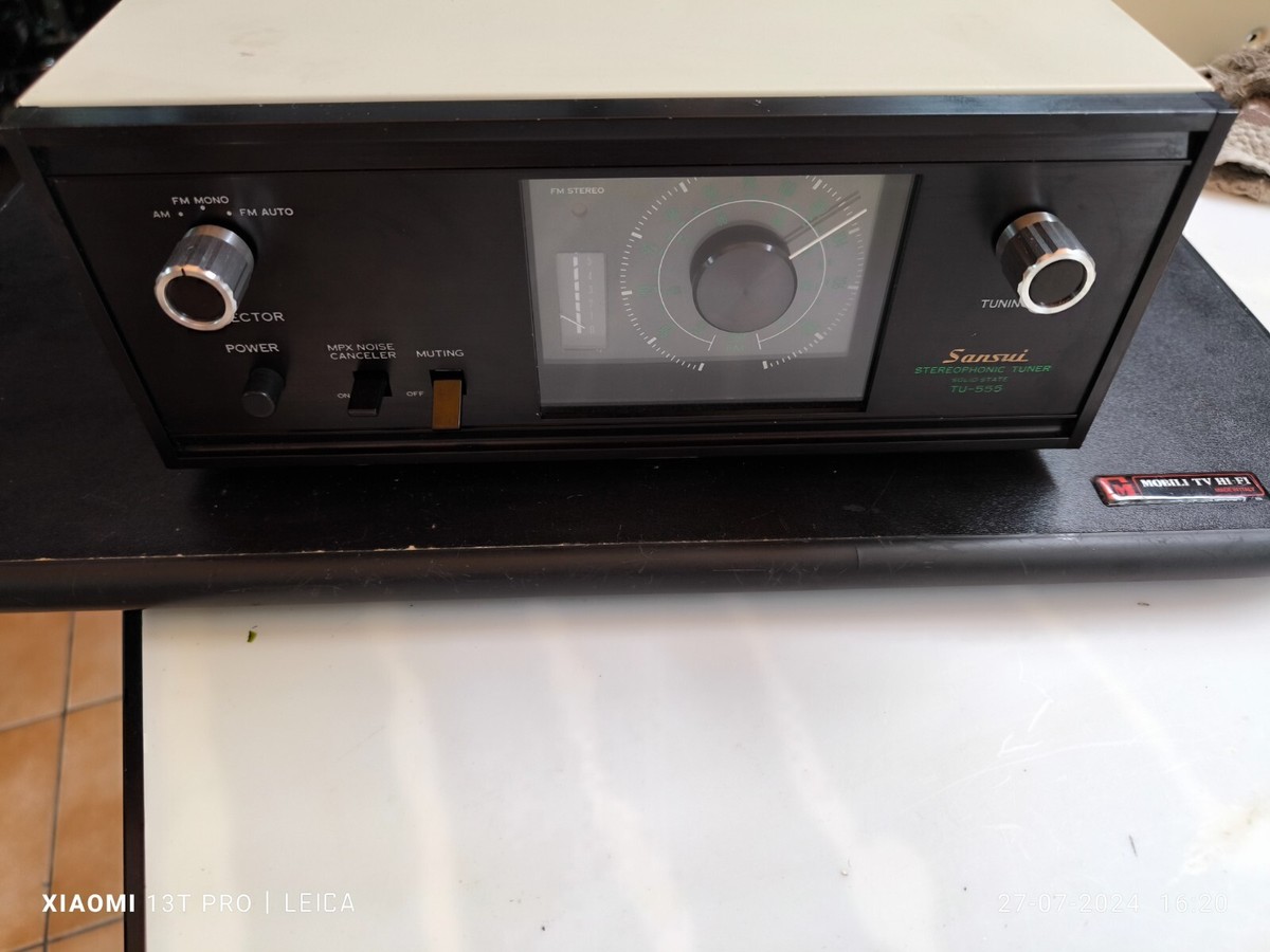 Sansui TU-555 Solid State Stereophonic Tuner (1968-71) | eBay