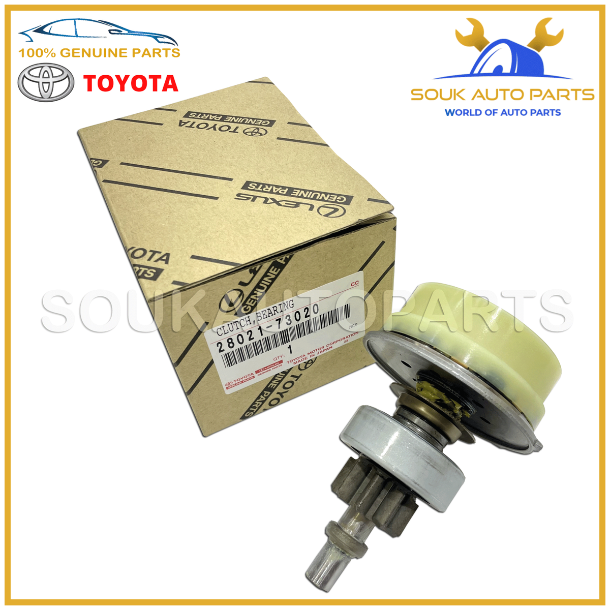 28021-73020 Genuine Toyota CLUTCH SUB-ASSY, STARTER CENTER BRNG