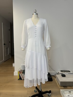 Karl Lagerfeld Layered Handkerchief Dress Size 6