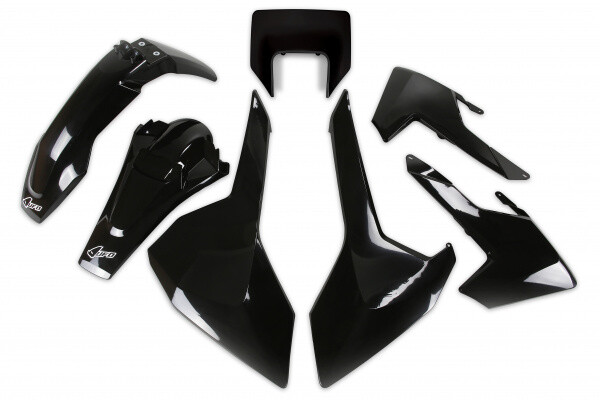 kit plastiche carene Husqvarna TX TE FE 125 250 300 350 450 2017 - 2019 nero