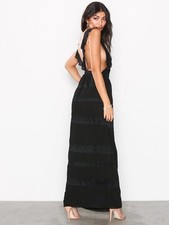 TFNC Claiborne Maxi Black Dress Size Large 