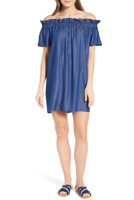 pleione off the shoulder dress New Pleione Off The Shoulder Dress Short Sleeve Women's Size:SP S M