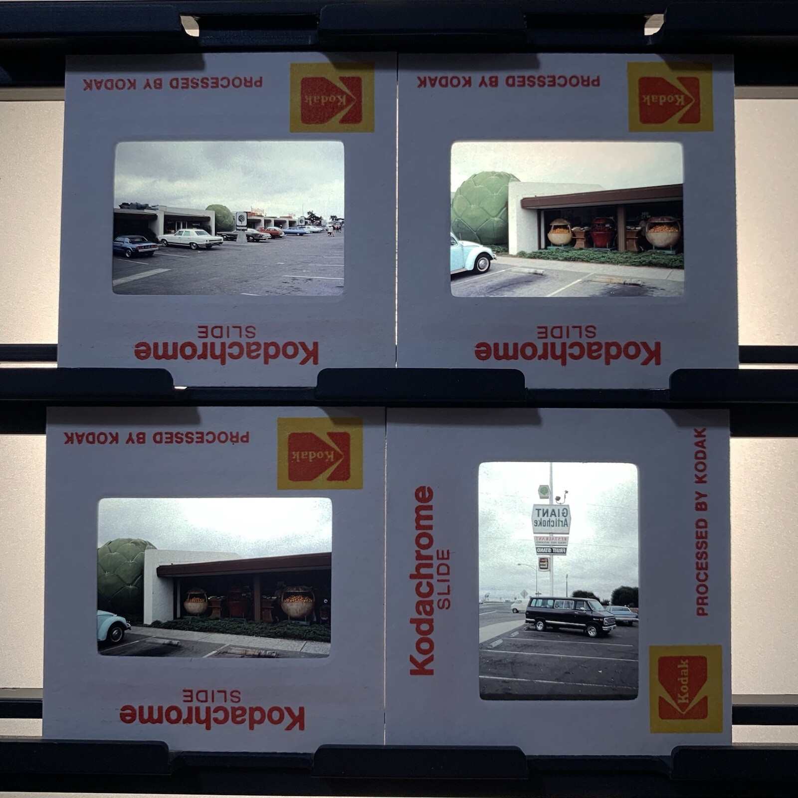 Vtg Kodachrome Slides The Giant Artichoke Restaurant 1980 Castroville California