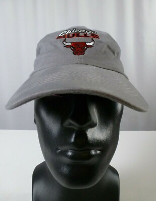 Seba Chicago Bulls Adjustable Back Hat Cap Lid Gray Pepsi Embroidery Basketball