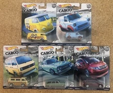 Hot Wheels Premium Car Culture Cargo Carriers Complete Set of 5 * Fast Shipping