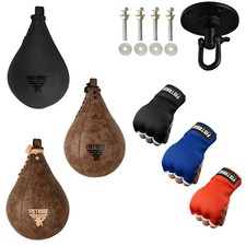 FISTRAGE Speed Ball Boxing Hand Wraps MMA Muay Thai Training Punching bag Swivel