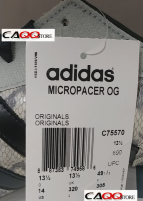 NEW ADIDAS ORIGINALS MICROPACER OG =SZ 14 = SNAKESKIN MEN ATHLETIC